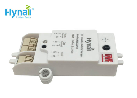 वायरलेस आरएफ 12V माइक्रोवेव सेंसर ट्यून करने योग्य सफेद आईपी20 सीसीटी समायोजन